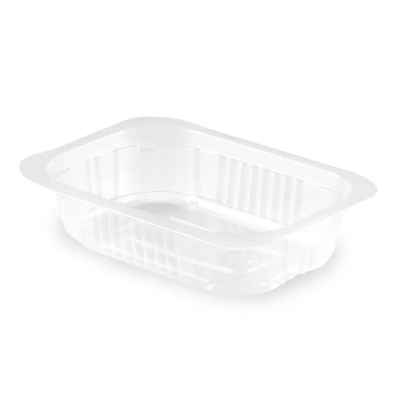 100 disposable plastic sealable trays 250 ml