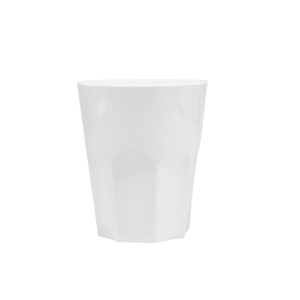 verre réutilisable blanc 25cl