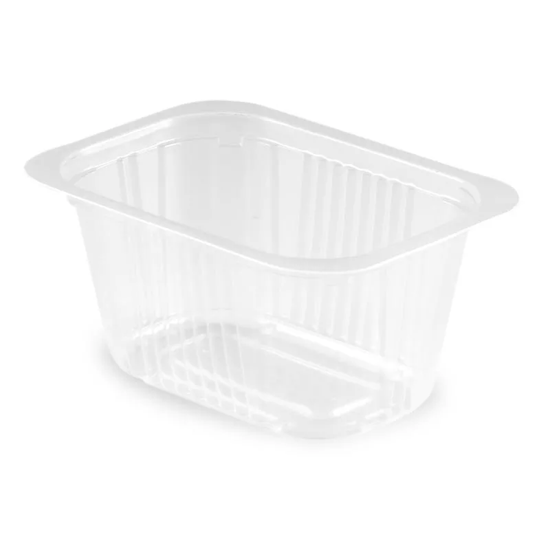100 disposable plastic sealable trays 500 ml