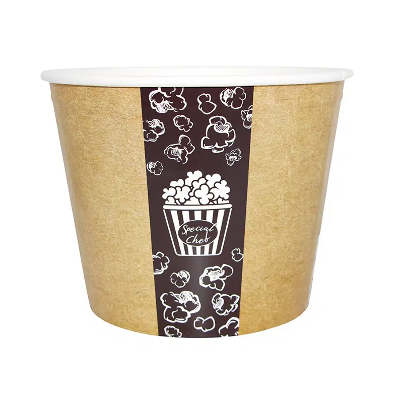 Bucket poulet / popcorn en carton 2.50 Litres par 50