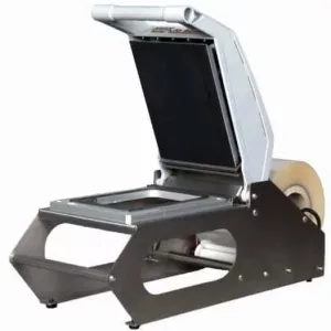 Máquina manual para selar tabuleiros com peso entre 250 e 2000 gramas