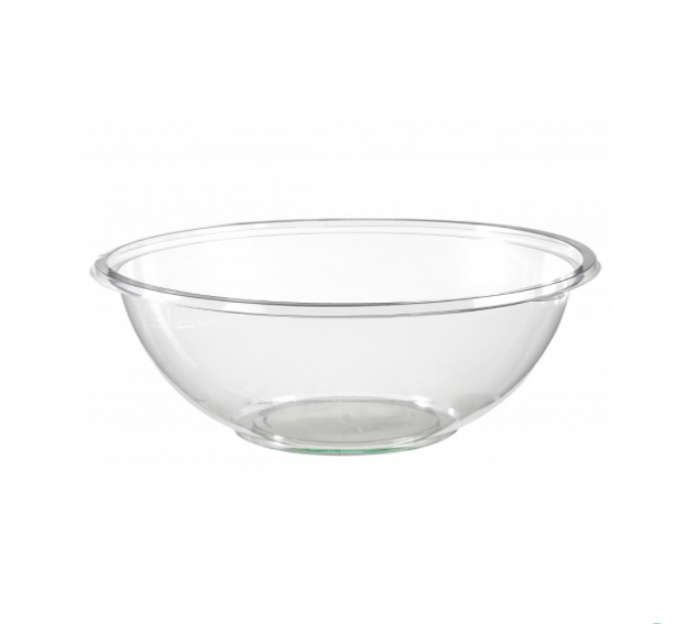 25 crystal plastic salad bowl 2250ml