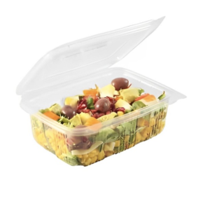 Fresh catering boxes with ERGOPACK hinged lids