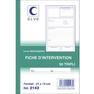 Intervention form booklet