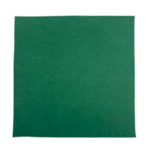 40 serviettes vert sapin micro gaufrées 38 x 38 cm