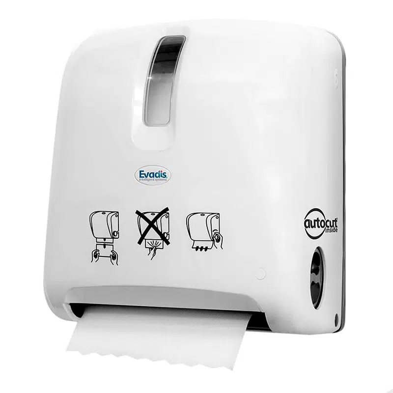 Distributeur essuie-mains AUTOCUT blanc