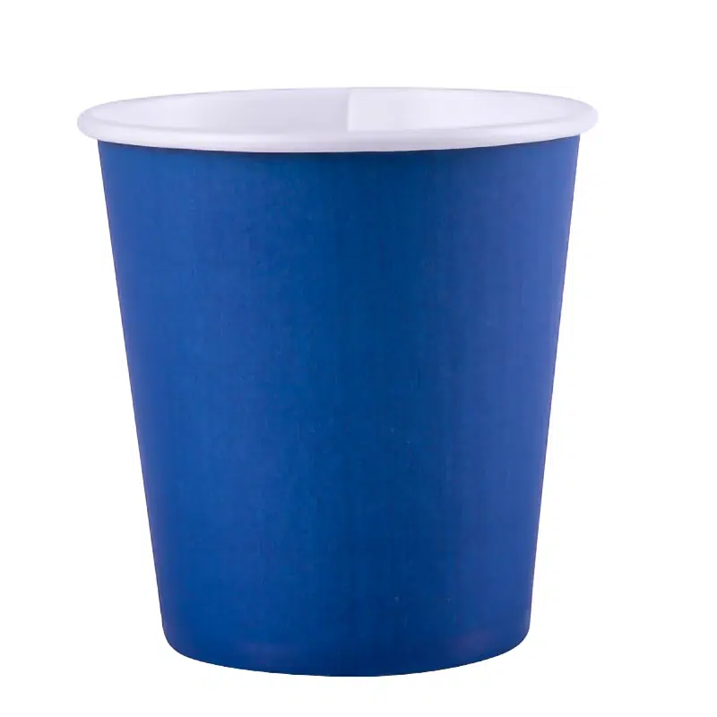 25 marineblaue Pappbecher 20 cl