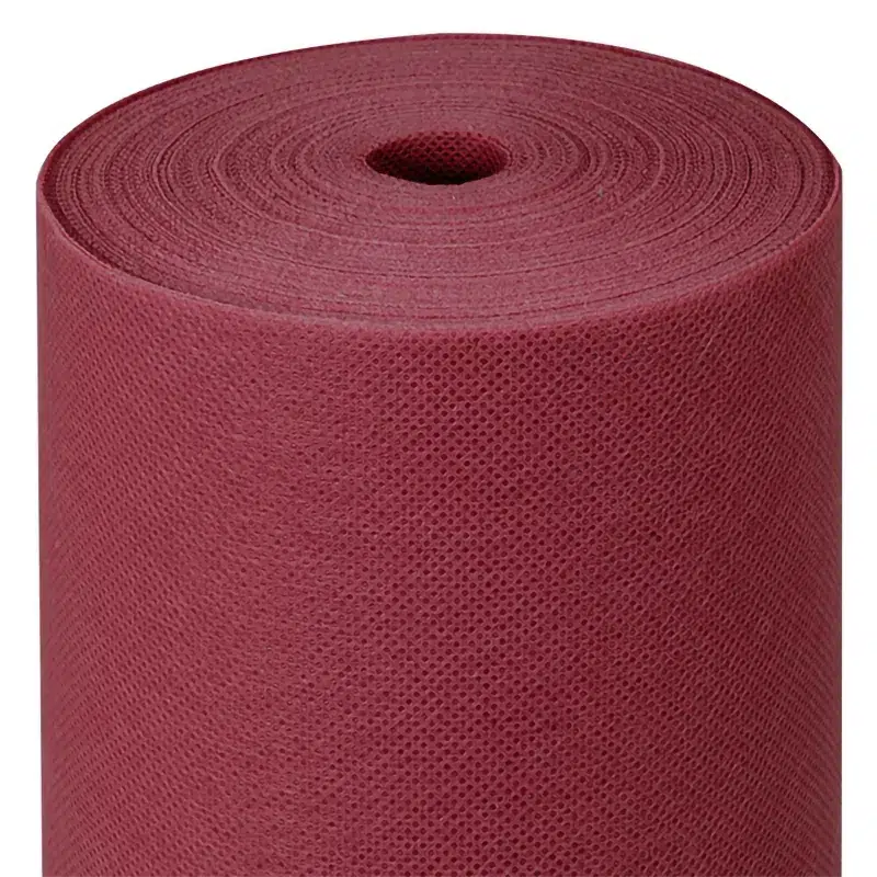 Nappe papier intissée bordeaux en rouleau 1,20 x 25 m