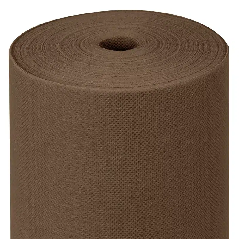 Nappe papier intissée chocolat en rouleau 1,20 x 25 m