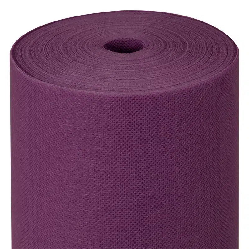 Nappe papier intissée prune en rouleau 1,20 x 25 m