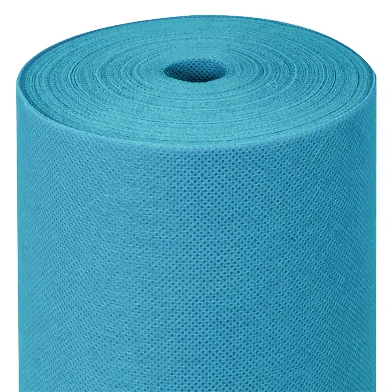 Nappe papier intissée turquoise en rouleau 1,20 x 25 m