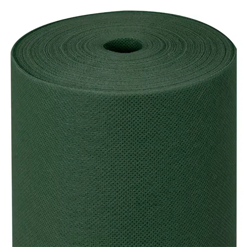 Nappe papier intissée vert sapin en rouleau 1,20 x 25 m