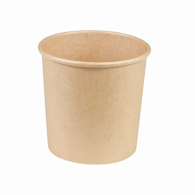 Pot a soupe kraft 350 ml par 25