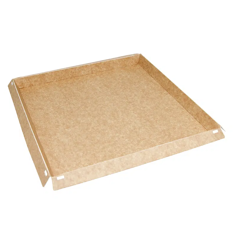 Plateau carton kraft 27 x 27 cm par 130