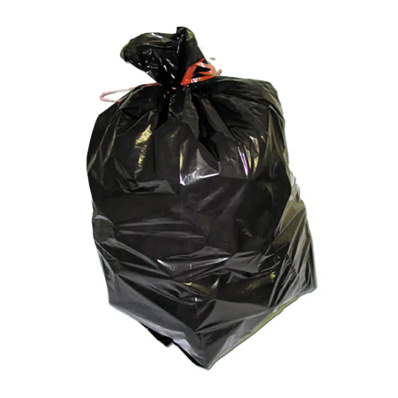 10 black 65 µ 100-liter garbage bags