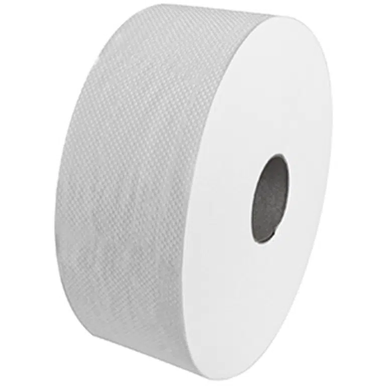 Rouleau papier toilette MAXI JUMBO ouate blanche 2 plis 320 formats par 6