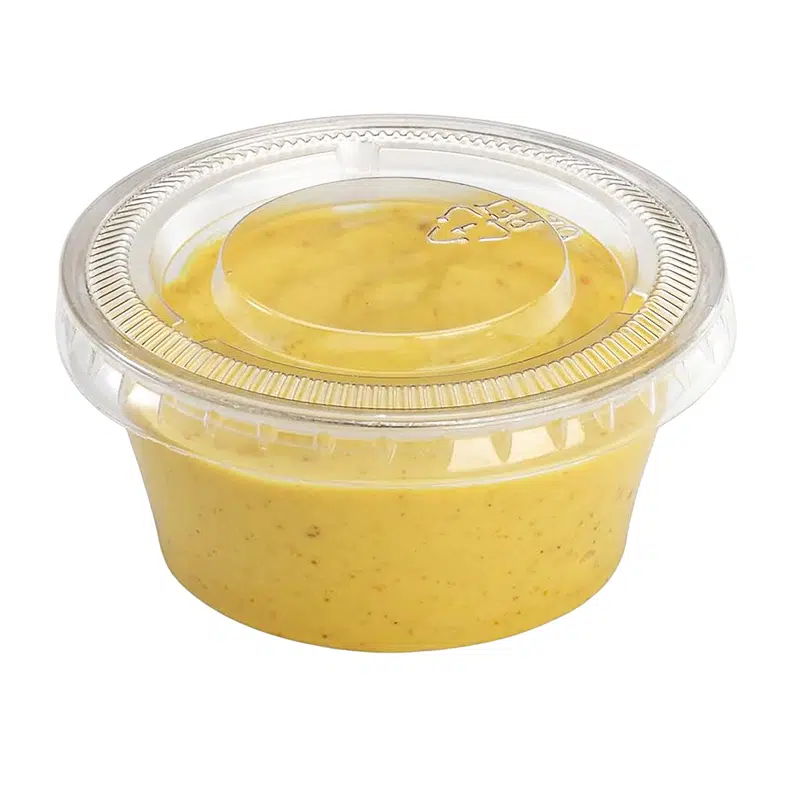 Pot à sauce plastique 60 ml par 100