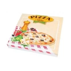 50 cajas de pastelería modelo “pizza” de cartón de 33 cm