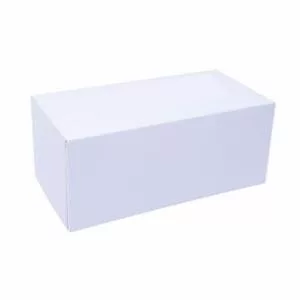 Caixas de madeira brancas
