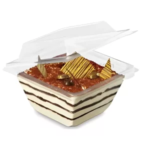 Caixas para saladas com tampa articulada DIAPACK