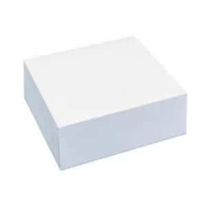 Caixa de pastelaria branca à l'unité