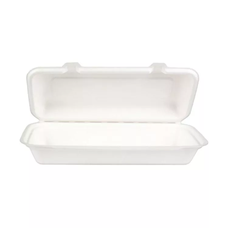 50 cajas biodegradables para panini de bagazo 290 x 140 x 60 mm