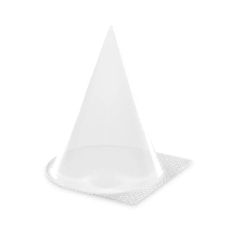 250 formas de plástico para cones de gelatina