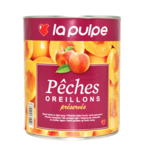 Boîtes 4/4 d’Oreillons de Pêches Préservés