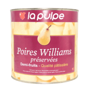 3/1 Tins of Preserved Williams Demi-Pears Pastry Quality