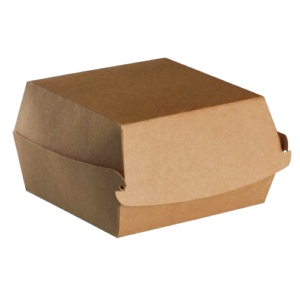 100 boites burgers jetables cartons 120 x 130 x 70 mm