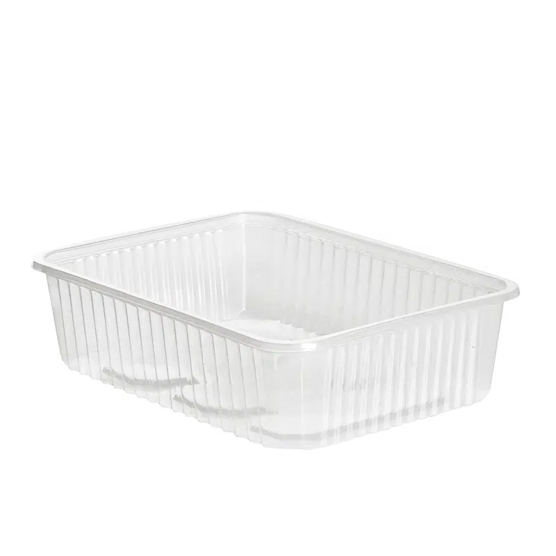 Barquette micro-ondable plastique 750 ml par 50