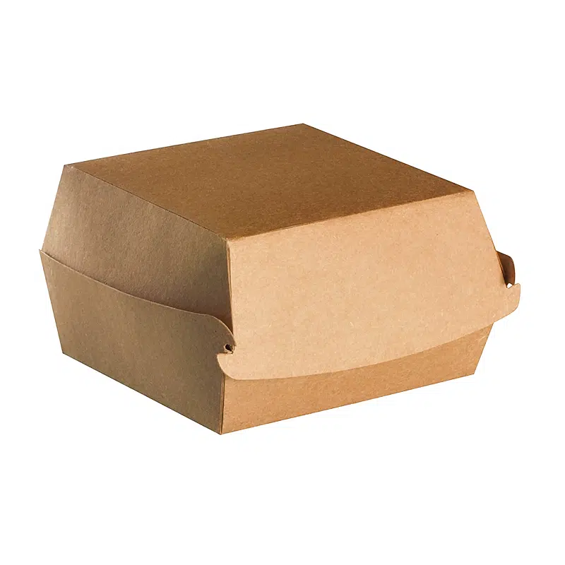 Boite burger carton 150 x 150 x 70 mm par 100